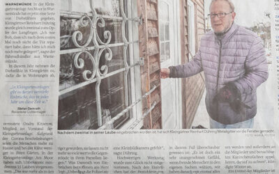 Einbrüche in unserer Anlage