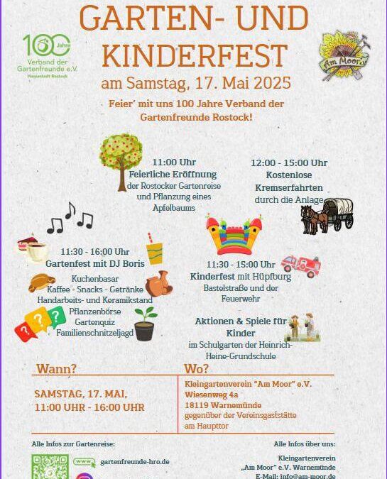 Garten und Kinderfest am 17.05.2025
