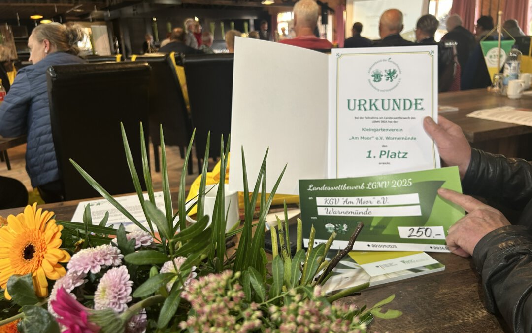 KGV Am Moor – ausgezeichnet!