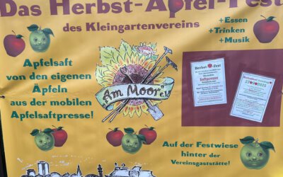 Unser Apfelfest am 27.09.2025