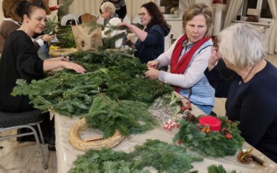 Rückblick auf unseren Adventskranz-Workshop