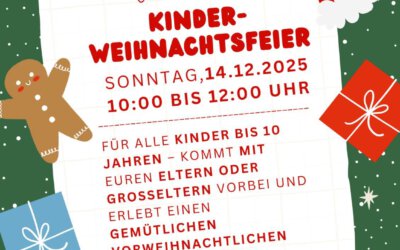 Kinder-Weihnachtsfeier & anschließendes Adventsbüffet am Sonntag, 14. Dezember