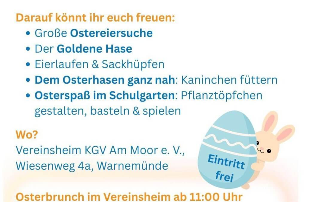 Der Osterhase kommt ans Moor!