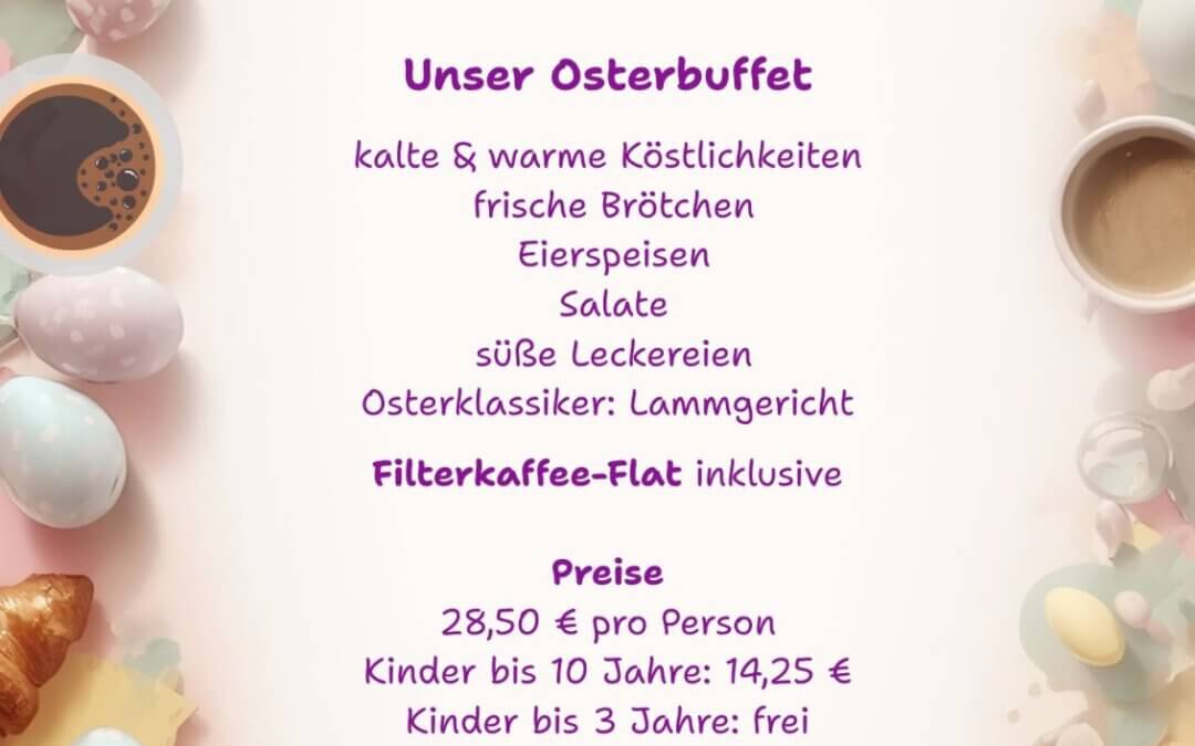 Osterbrunch in der Landkombüse Am Moor