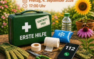 Erste Hilfe im Garten – praxisnah erklärt