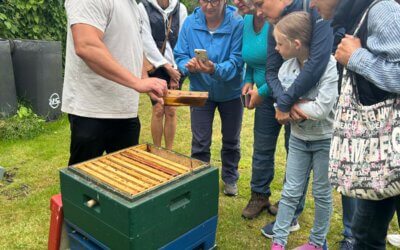 Was für ein toller Vormittag bei unseren Honigbienen!