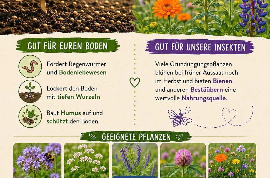 Gründüngung – jetzt ist die beste Zeit!