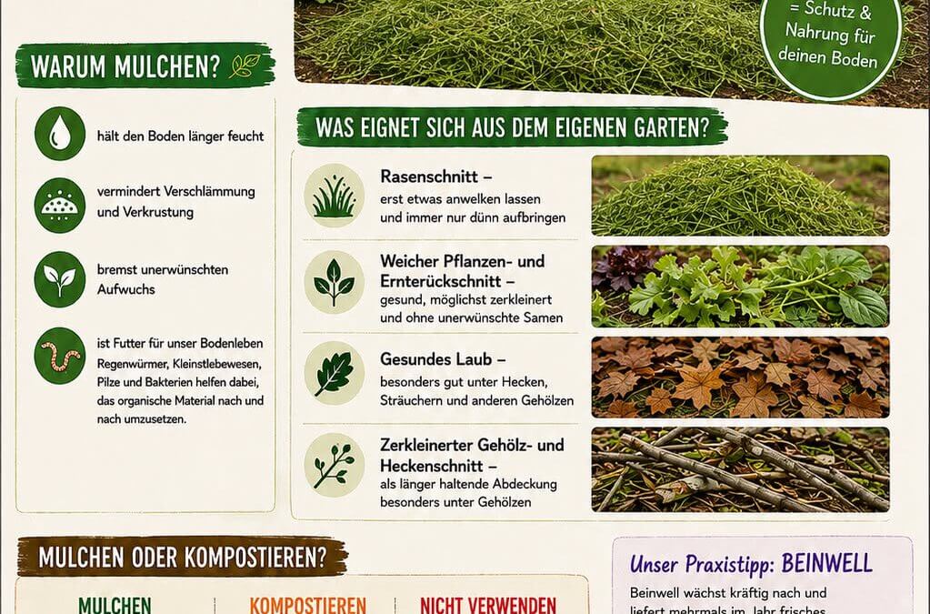 Mulchen – Gutes für deinen Gartenboden