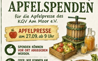 Apfelfest am 27. September 2026