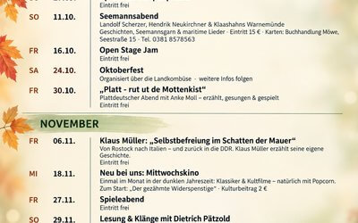 Gemeinsam durch Herbst & Winter: Unser Veranstaltungsprogramm bis Jahresende