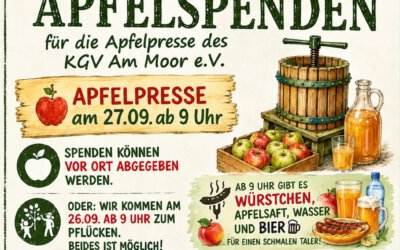 Wir bitten um Apfelspenden